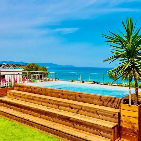 Pearl Seaside Cozy Apartments Hriszí Aktí Haniá Kültér fotó