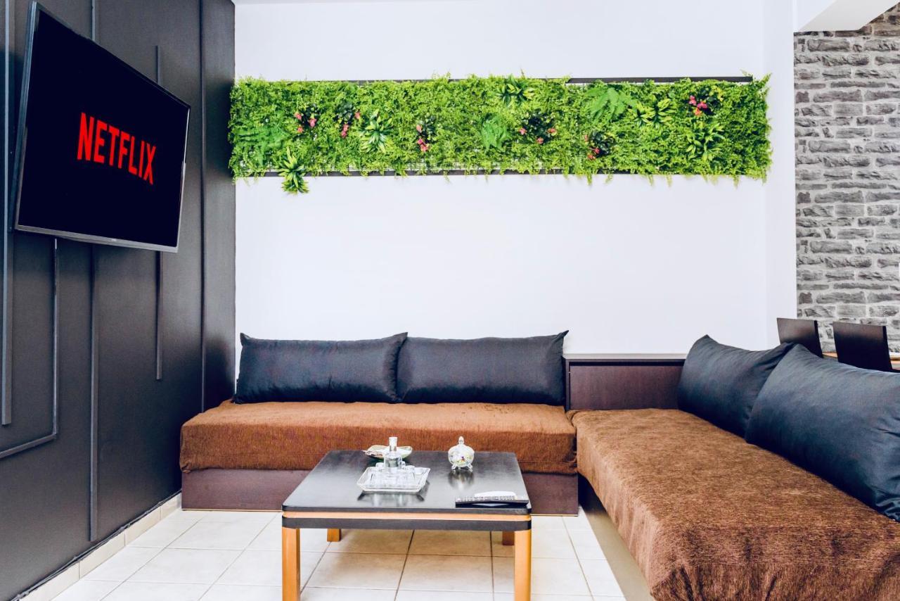 Pearl Seaside Cozy Apartments Hriszí Aktí Haniá Kültér fotó